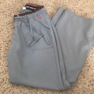 HeartSoul Light Gray/ Silver Scrub Pants
